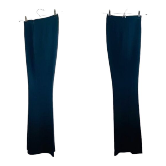 Diane Von Furstenberg Womens Black Flare Pants Size 4 Polyester & Triacetate EUC - Picture 3 of 10